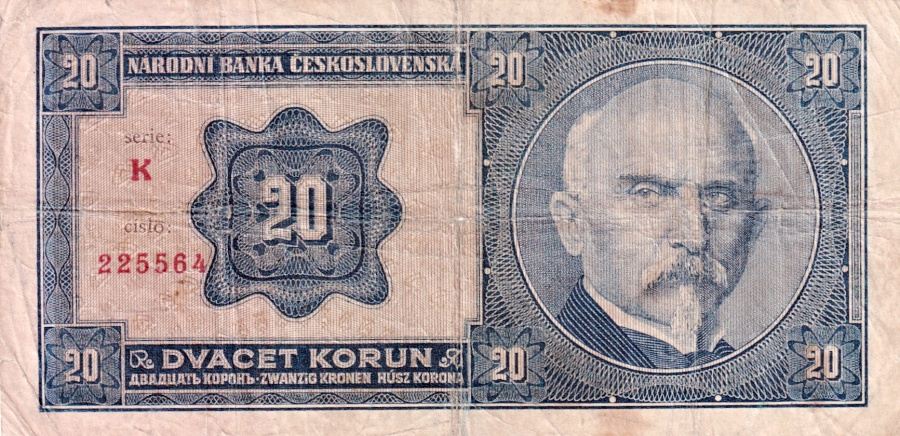 Československo 1919 - 1939, 20 Korun 1926