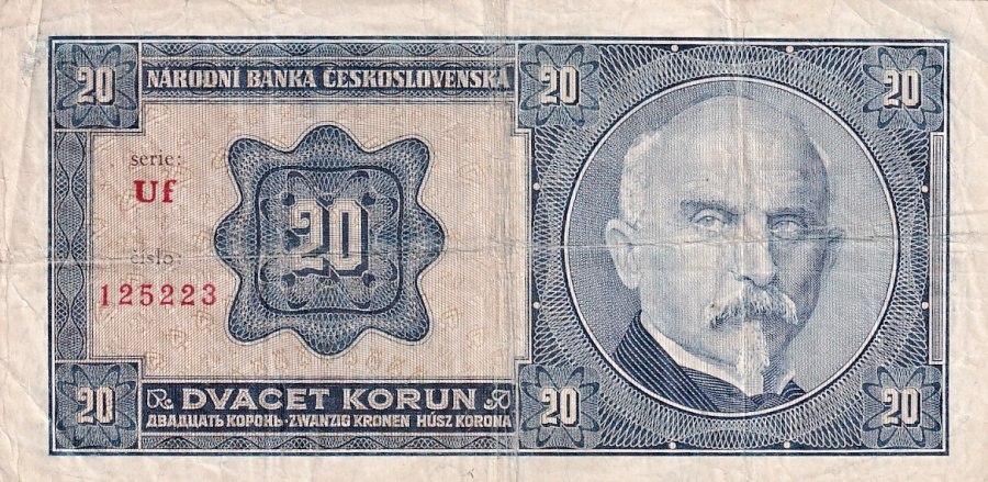 Československo 1919 - 1939, 20 Korun 1926