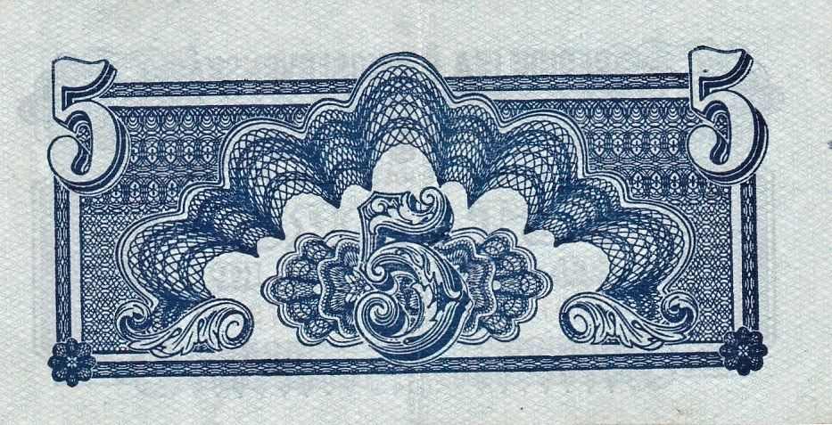 Československo 1944 - 1945, 5 Koruna 1944