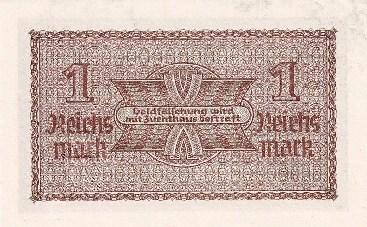 Německo, okupovaná území, 1 Reichsmark (1939)