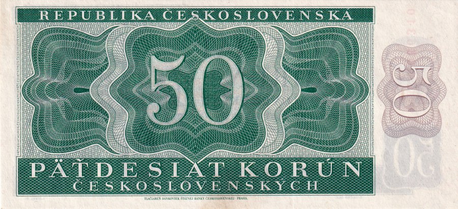 Československo 1945 - 1953, 50 Kčs 1950 