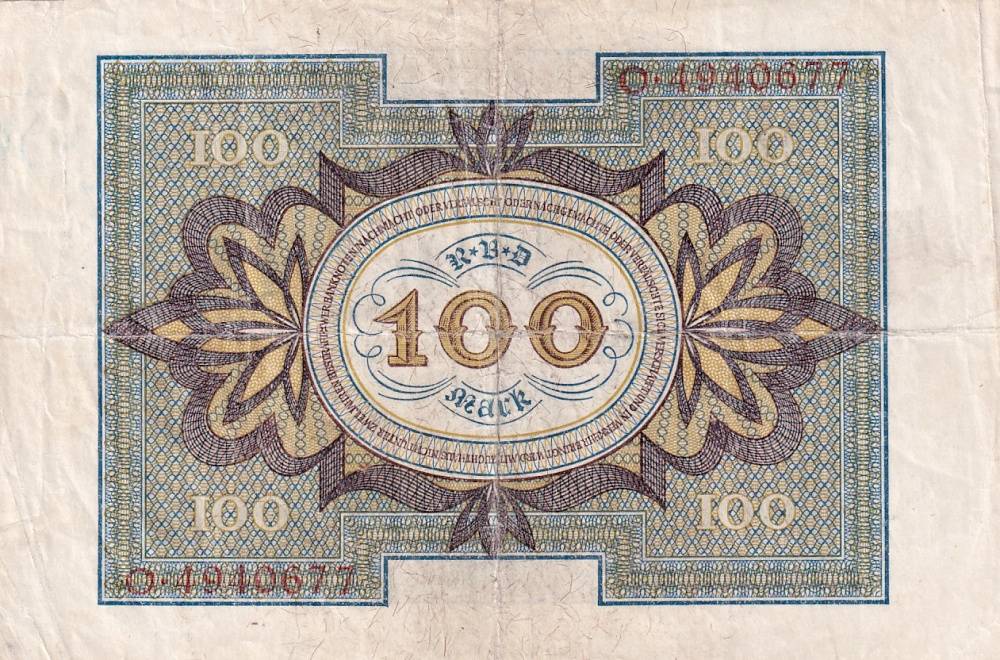 Německo, 100 Marek 1920