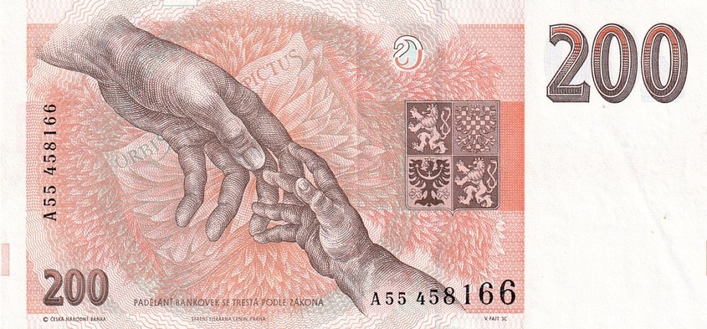 Česká republika, 200 Korun 1993