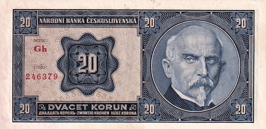 Československo 1919 - 1939, 20 Korun 1926
