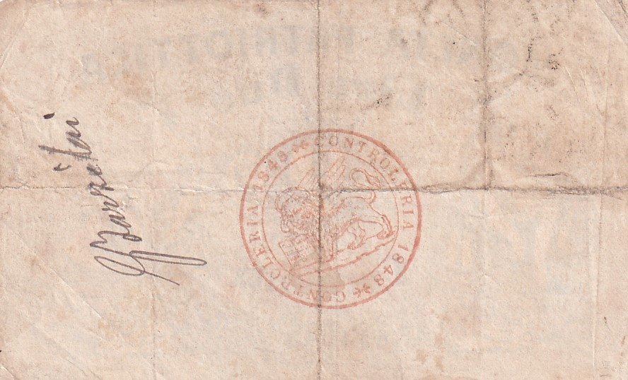 Itálie, 2 Lira, 1848