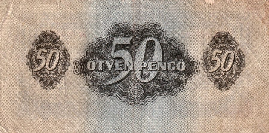 Maďarsko, 50 Pengö 1944