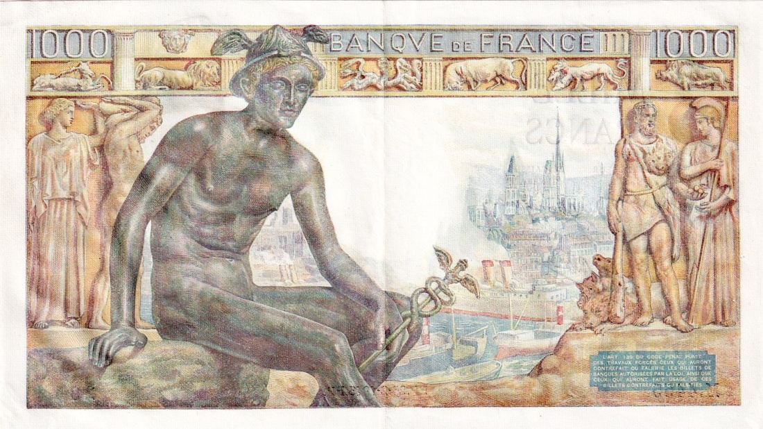 Francie, 1000 Francs 1943