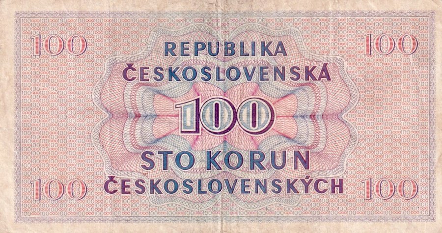 Československo 1945 - 1953, 100 Kčs 1945