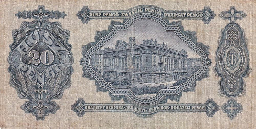 Maďarsko, 20 Pengö 2.1.1930