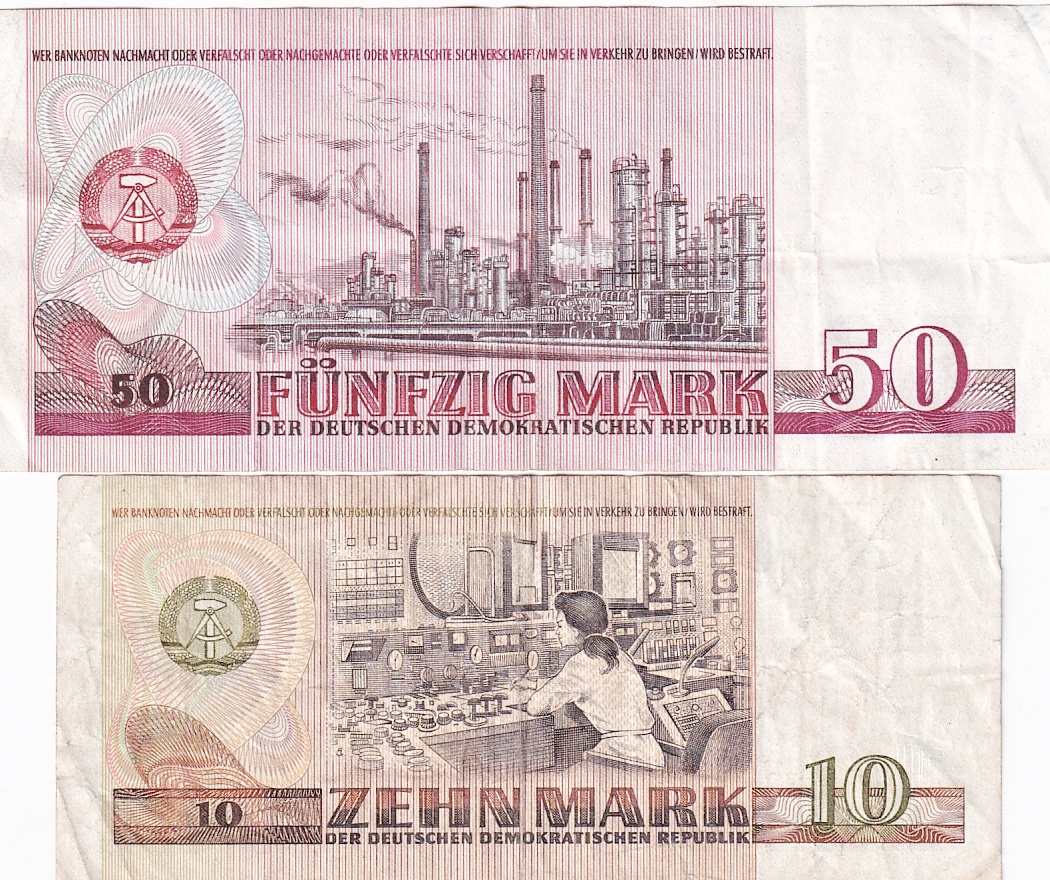DDR, 10 a 50 Marek 1971