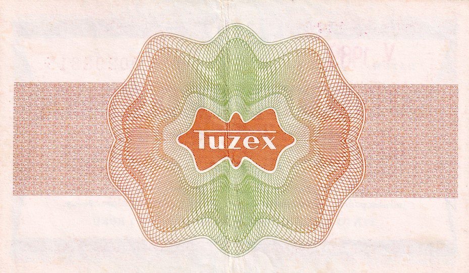 Československo 1970 - 1989, 20 Kčs odběrný poukaz V.1989  TUZEX