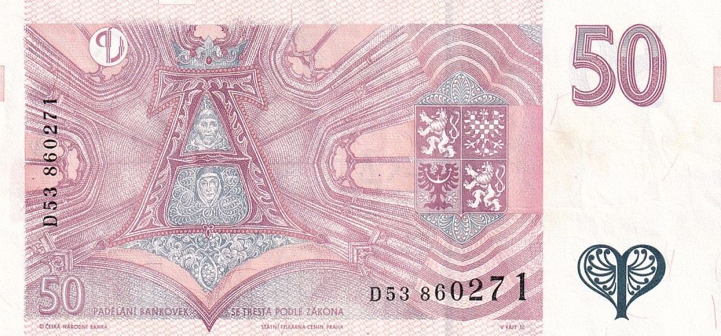 Česká republika 1993, 50 Korun 1997