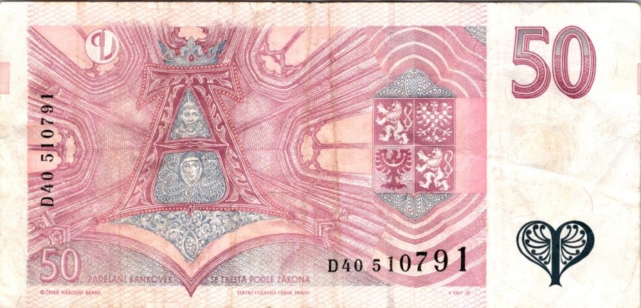 Česká republika 1993, 50 Korun 1997
