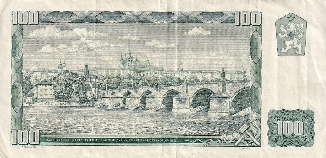 Československo 1958 - 1964, 100 Kčs 1961