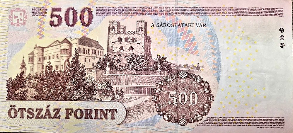 Maďarsko, 500 Forint 2010