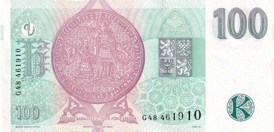 Česká republika 1993, 100 Korun 1997