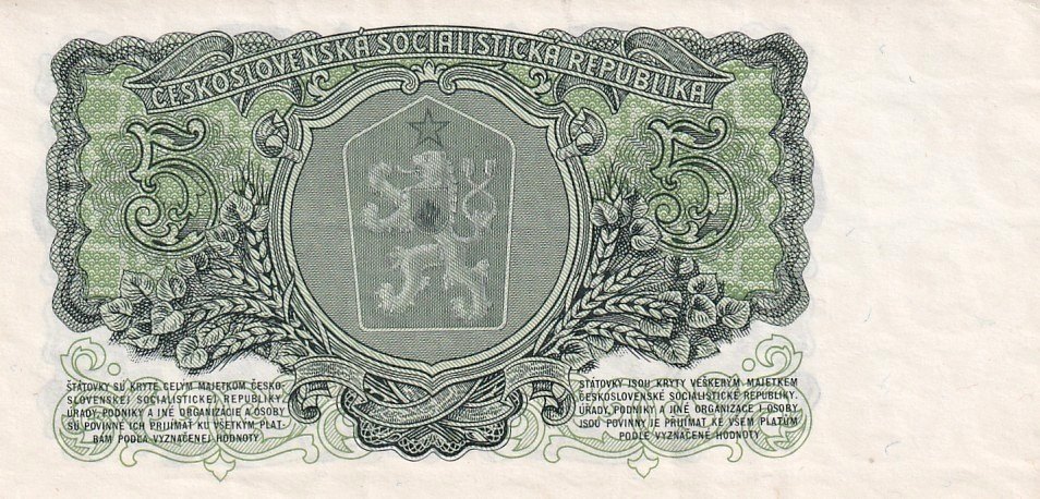 Československo 1958 - 1964, 5 Koruna 1961