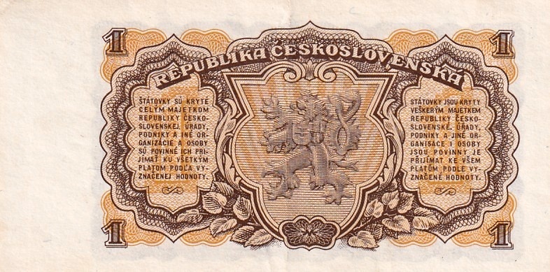 Československo 1953, 1 Kčs 1953
