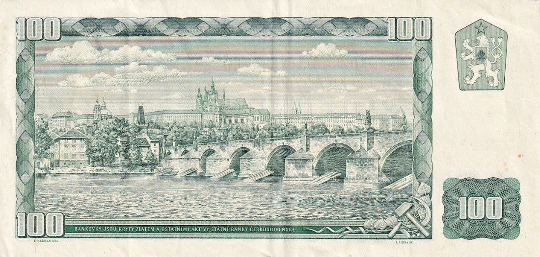 Československo 1958 - 1964, 100 Kčs 1961