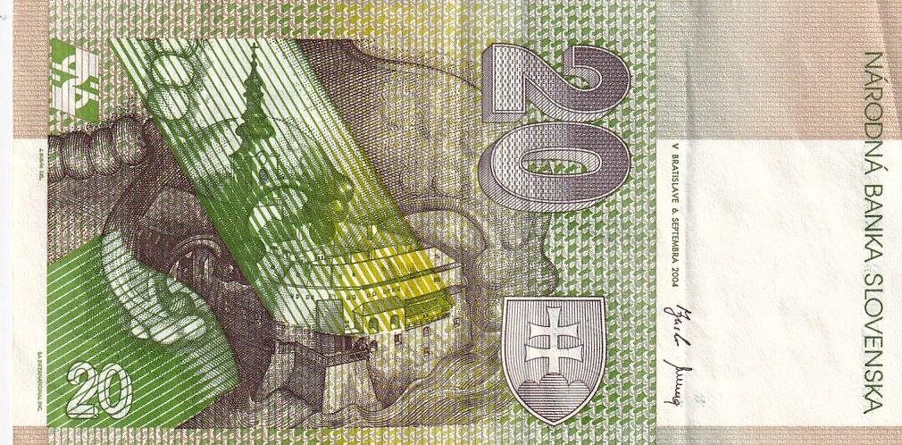 Slovensko, 20 Koruna 2004