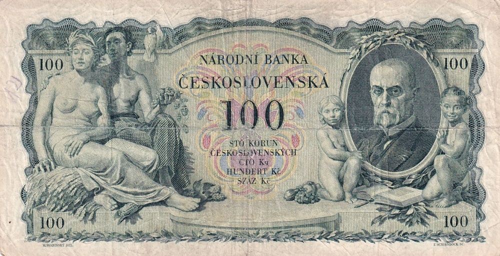 Československo 1919 - 1939, 100 Koruna 1931 