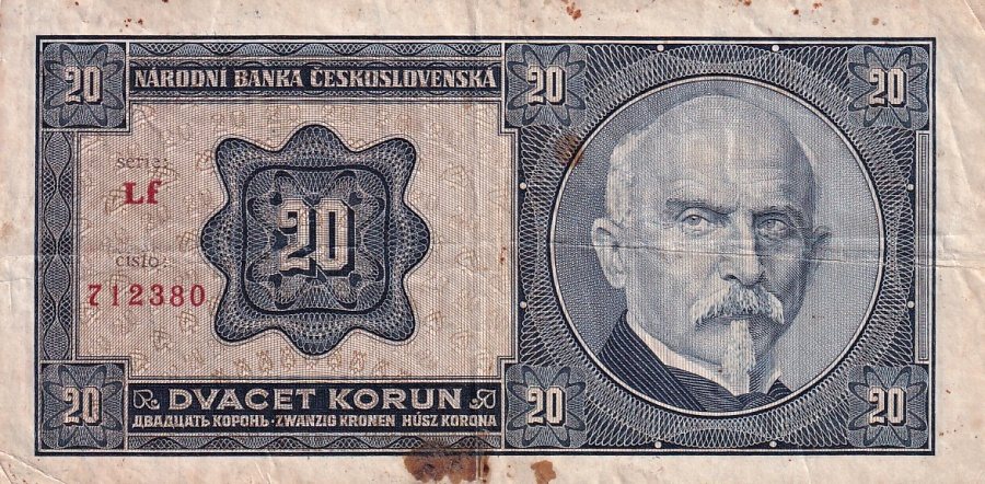 Československo 1919 - 1939, 20 Korun 1926