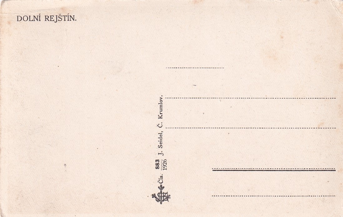 Okres Klatovy, Rejštejn (Dolní Rejštín)