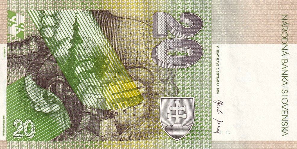 Slovensko, 20 Koruna 2004