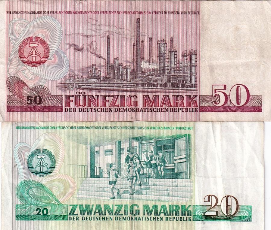 DDR, 50 a 20 Marek 1971,75