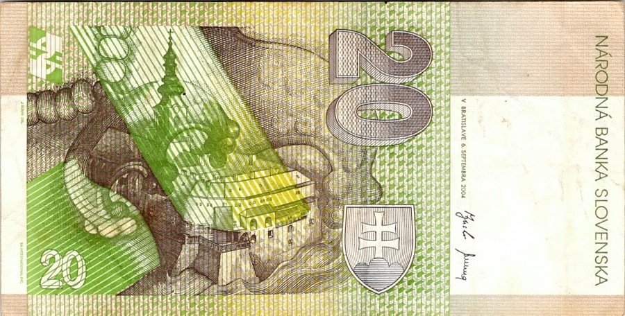 Slovensko, 20 Koruna 2004