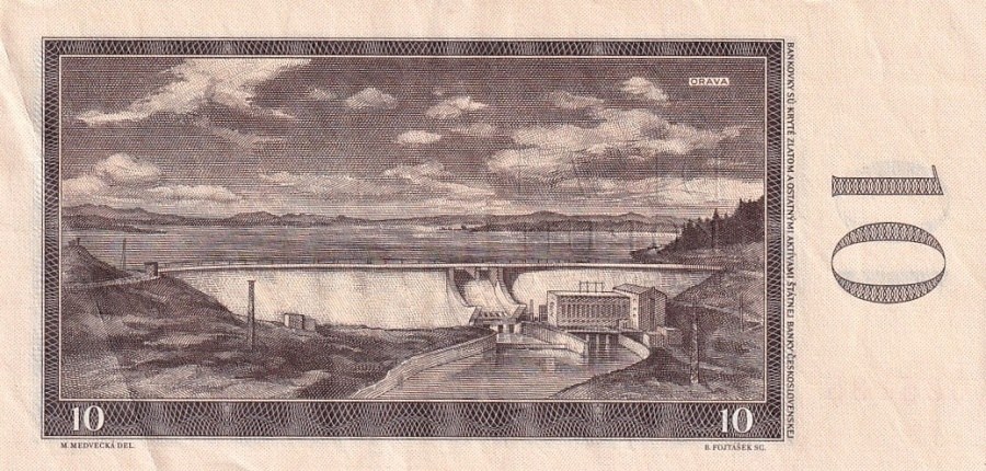 Československo 1958 - 1964, 10 Kčs 1960