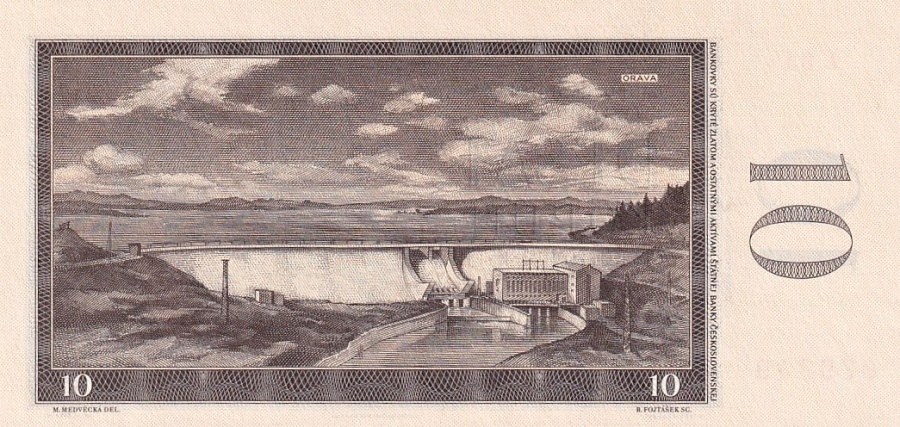 Československo 1958 - 1964, 10 Kčs 1960