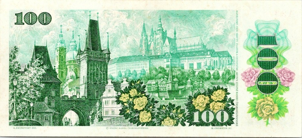 Československo 1970 - 1989, 100 Kčs 1989