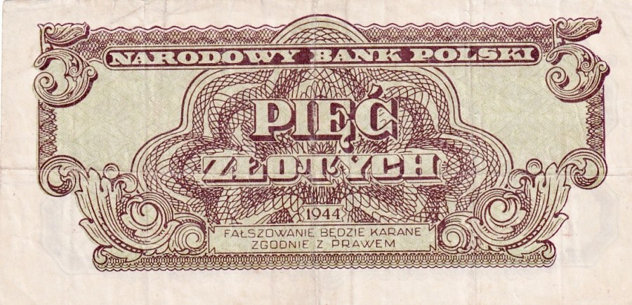 Polsko, 5 Zlotych 1944