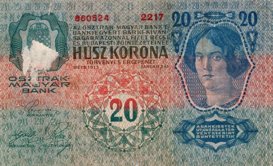 Rakousko - Uhersko, 1867 - 1918, 20 Koruna 1913