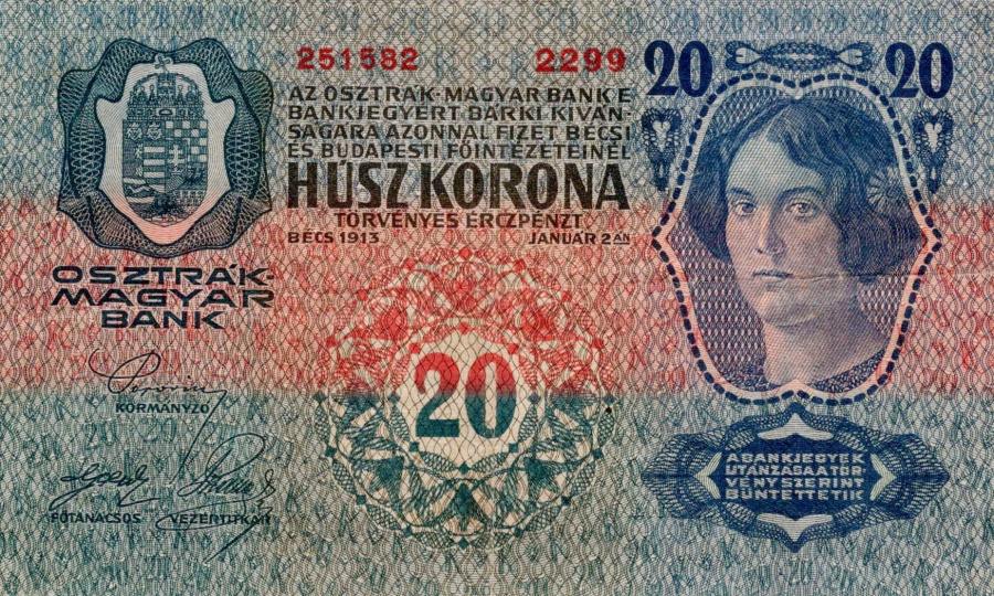 Rakousko - Uhersko, 1867 - 1918, 20 Koruna 1913