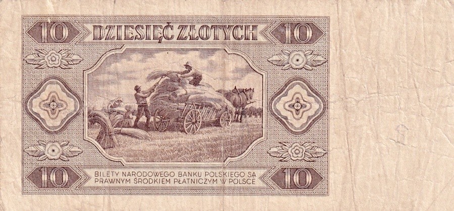 Polsko, 10 Zlotých 1948