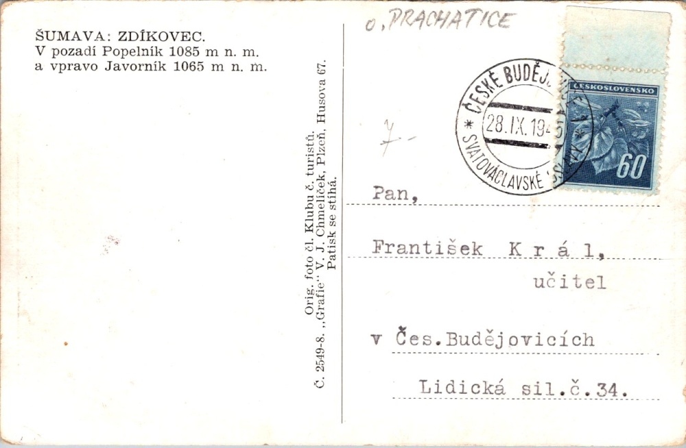 Okres Prachatice, Zdíkovec - část obce Zdíkov