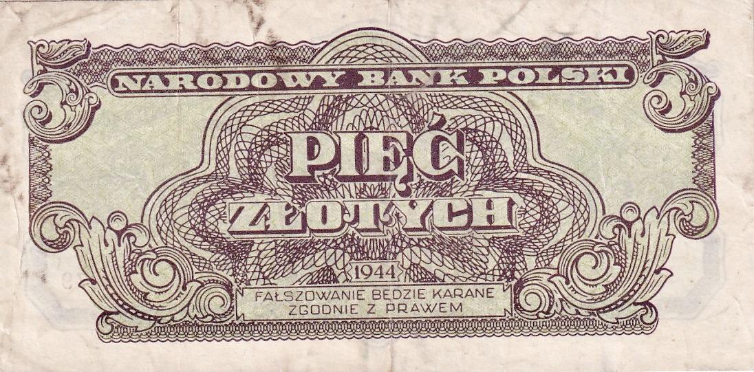 Polsko, 5 Zlotych 1944