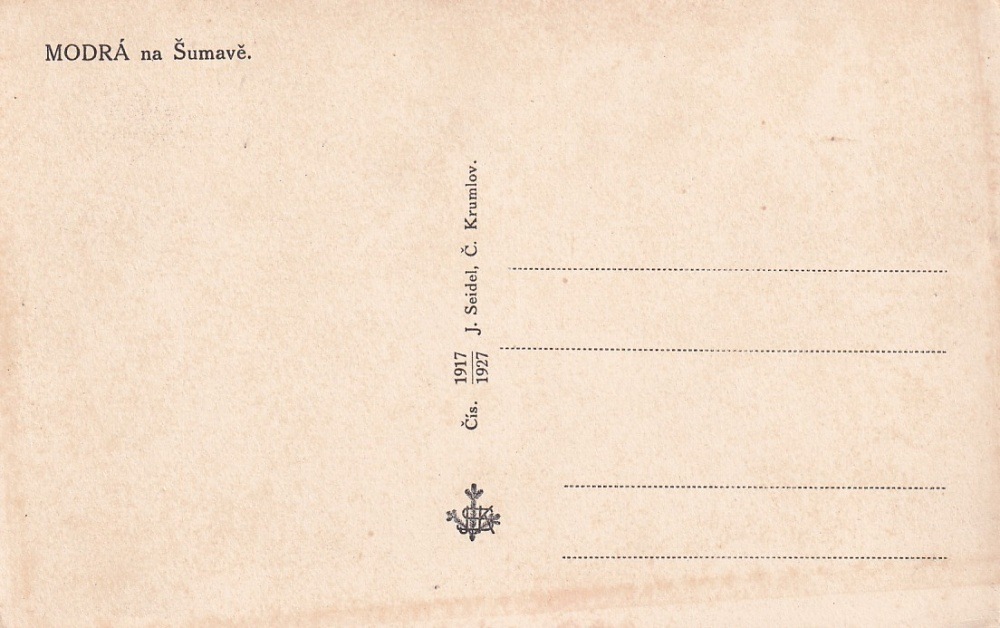 Okres Klatovy, Modrá na Šumavě