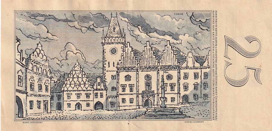 Československo 1958 - 1964, 25 Kčs 1961