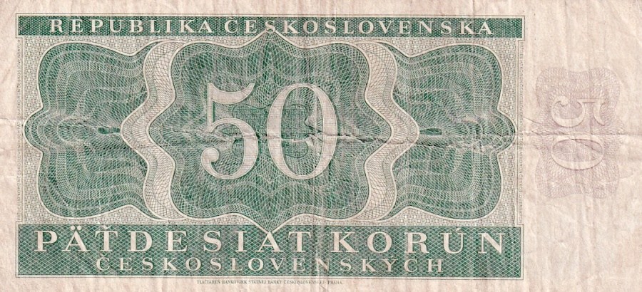 Československo 1945 - 1953, 50 Kčs 1950 