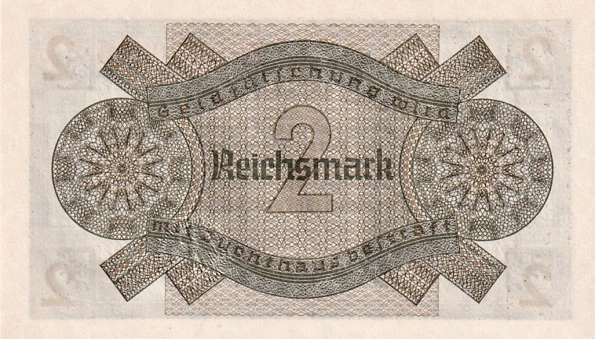 Německo, okupovaná území, 2 Reichsmark (1939)