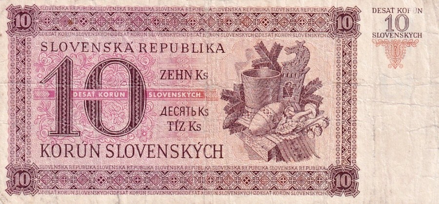 Slovenská republika 1939 - 1945, 10 Korun 1943