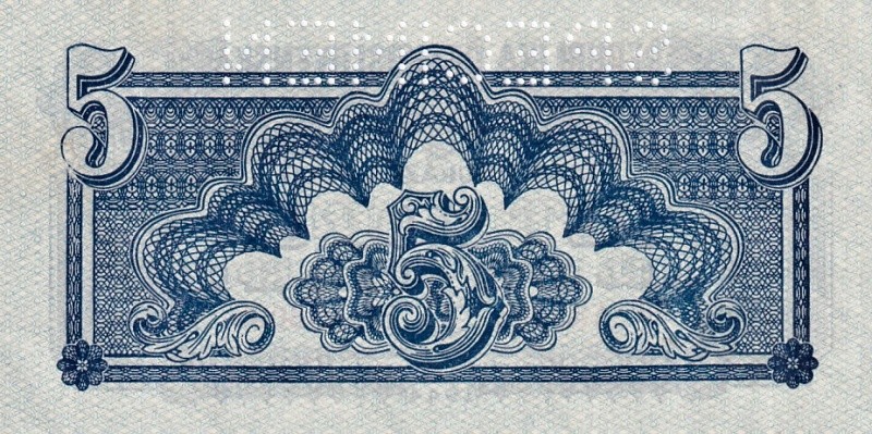 Československo 1944 - 1945, 5 Korun 1944, SPECIMEN