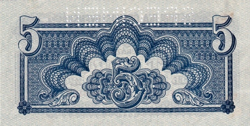 Československo 1944 - 1945, 5 Korun 1944, SPECIMEN