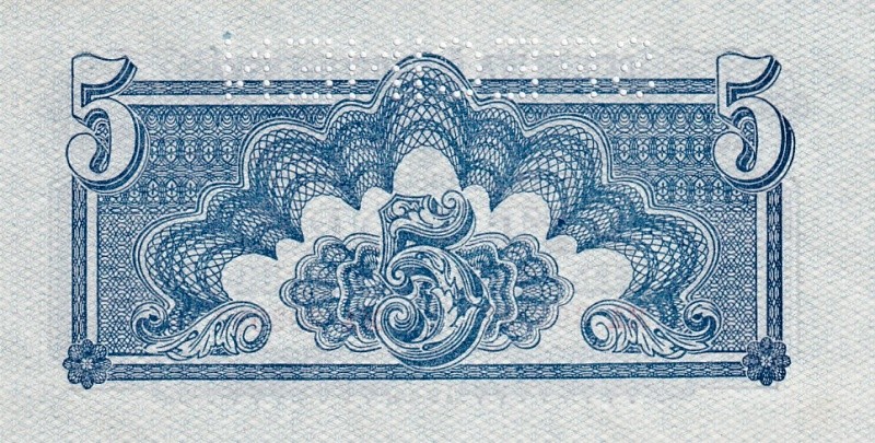 Československo 1944 - 1945, 5 Korun 1944, SPECIMEN