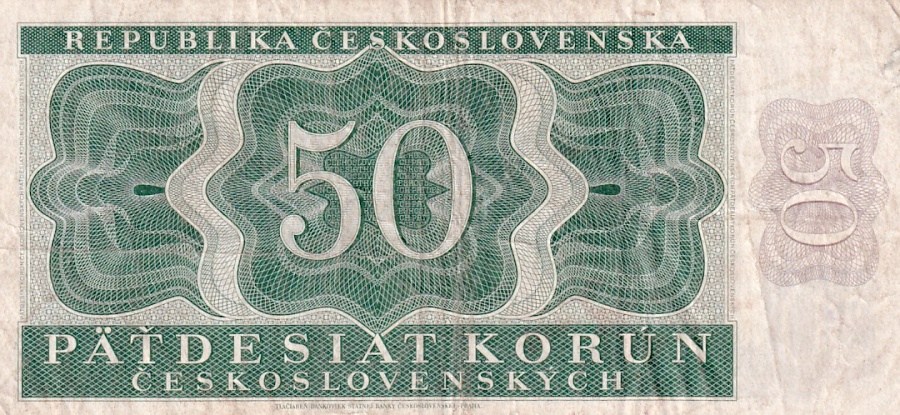 Československo 1945 - 1953, 50 Kčs 1950 
