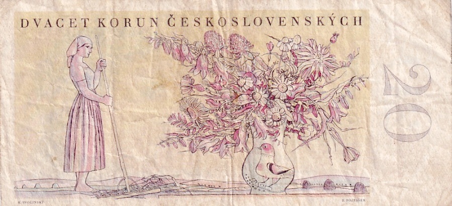 Československo 1945 - 1953, 20 Kčs  