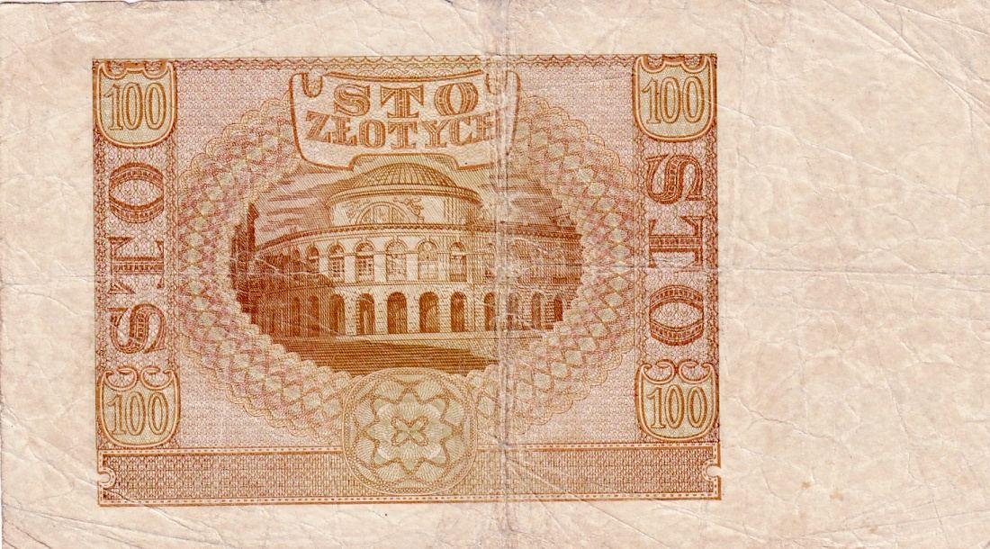 Polsko, 100 Zlotých 1940